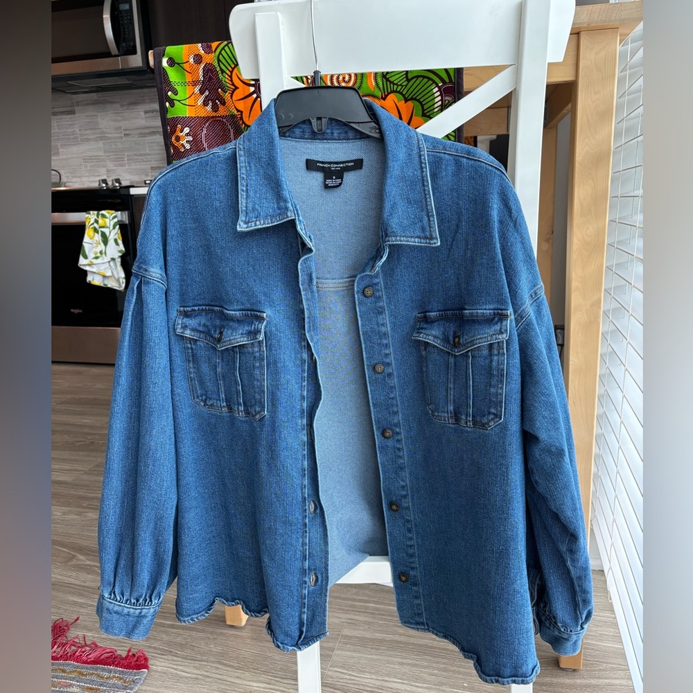 French Connection Blue Denim Shirt